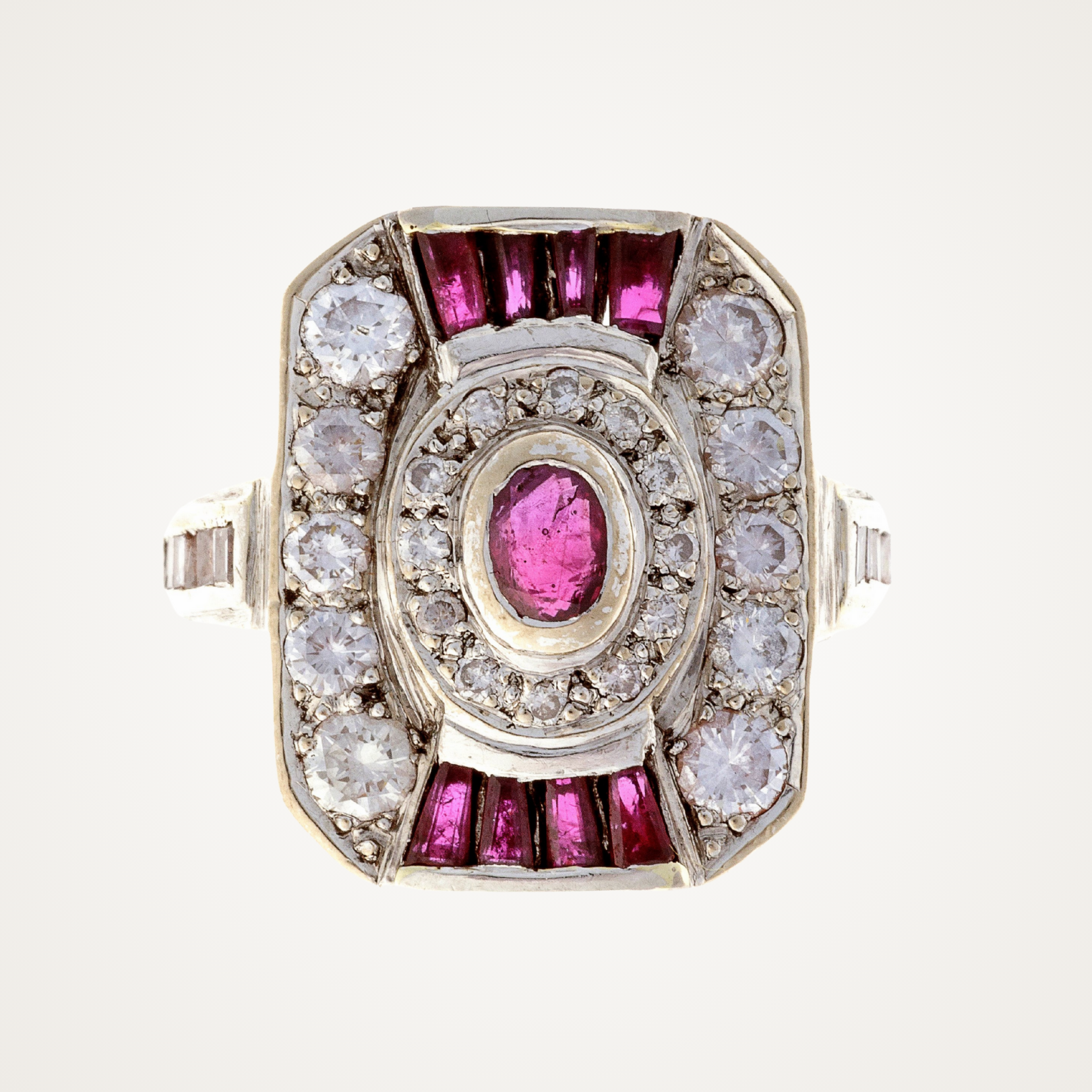 Iconic vintage jewelry collection featuring most exquisite pieces from art deco cocktail rings to timeless and elegant mid-century bracelets.