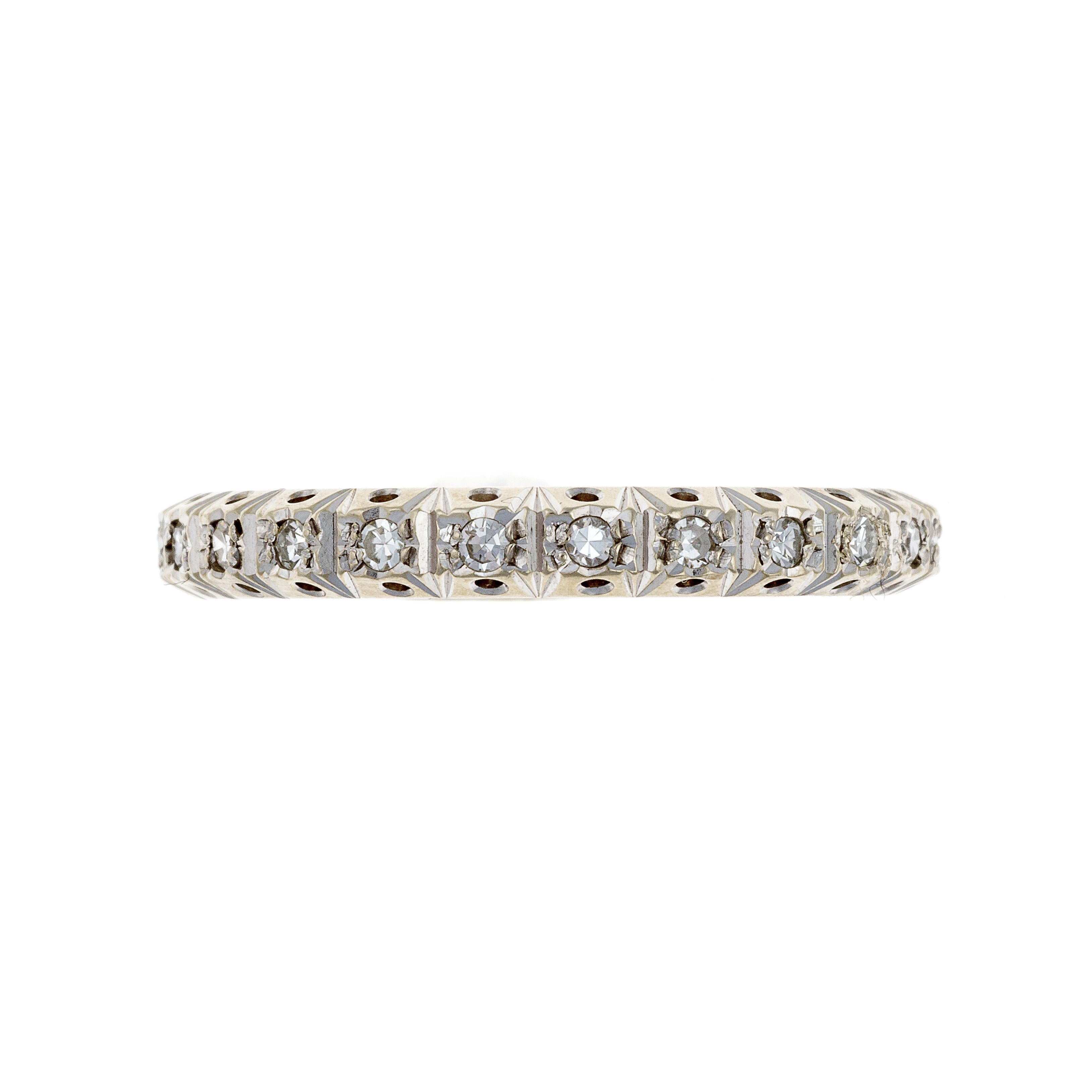 Diamond White Gold Tennis Ring